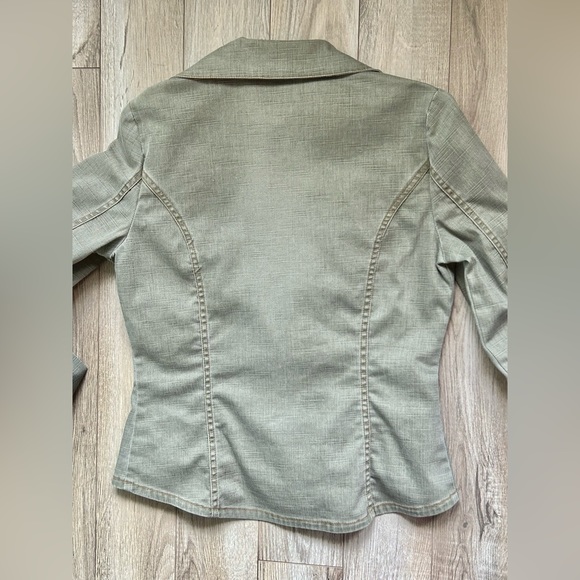 ‼️SOLD‼️Mossimo Denim jacket Grey Medium - Picture 4 of 10